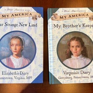 Dear America Books , My America.  Set of two books, 1863 and 1609